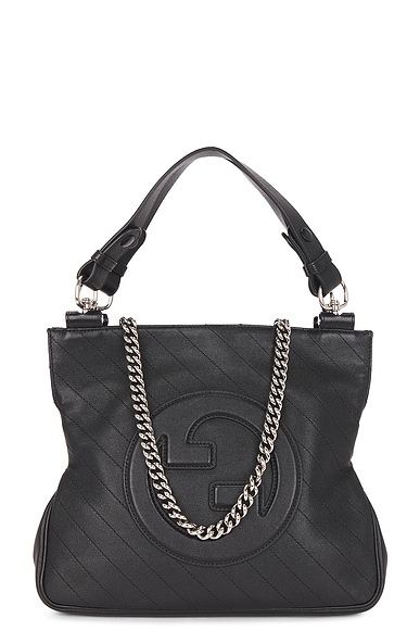 FWRD Renew Gucci Sakai Be Green Blondie Tote Bag in Black