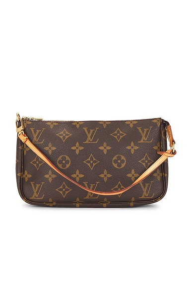 FWRD Renew Louis Vuitton Monogram Pochette Accessoires Shoulder Bag in Brown