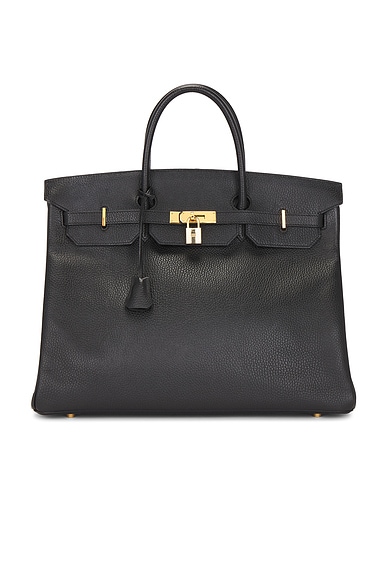 Hermes 1996 Ardennes Birkin 40 Retourne Handbag