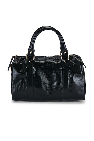 FWRD Renew Gucci Joy Boston Bag in Black
