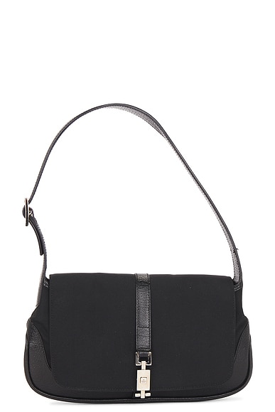 FWRD Renew Gucci Vintage Jackie Shoulder Bag in Black