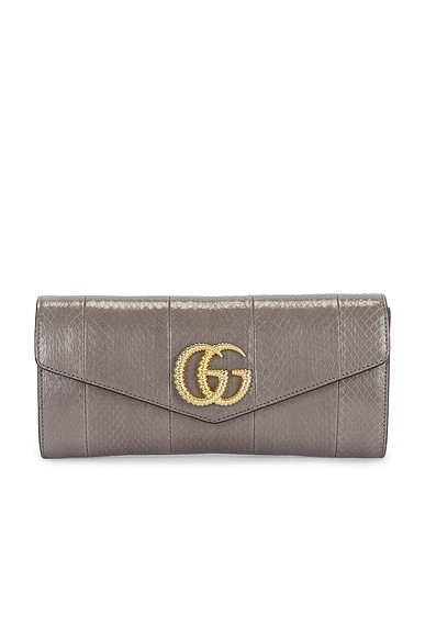 FWRD Renew Gucci Broadway Clutch in Grey
