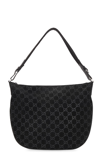 FWRD Renew Gucci GG Hobo Bag in Black