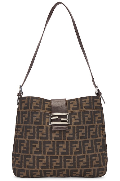 Fendi Zucca Mama Baguette Shoulder Bag
