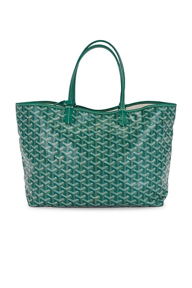 FWRD Renew Goyard Anjou Reversible PM Tote Bag in Green