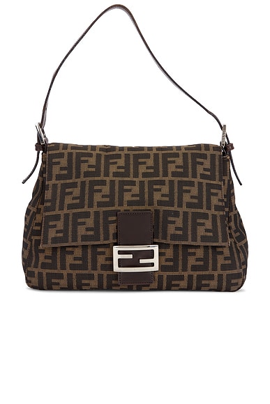Fendi Zucca Mama Baguette Shoulder Bag