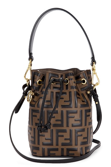 Fendi Vitello Liberty Mini F is Fendi Mon Tresor Bucket Bag