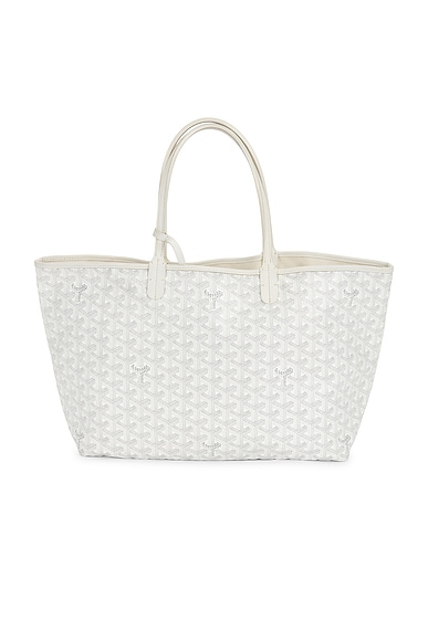 FWRD Renew Goyard Saint Louis PM Tote Bag in White