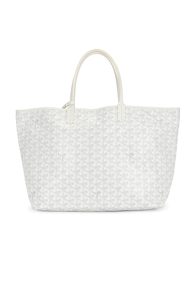 FWRD Renew Goyard Saint Louis PM Tote Bag in White