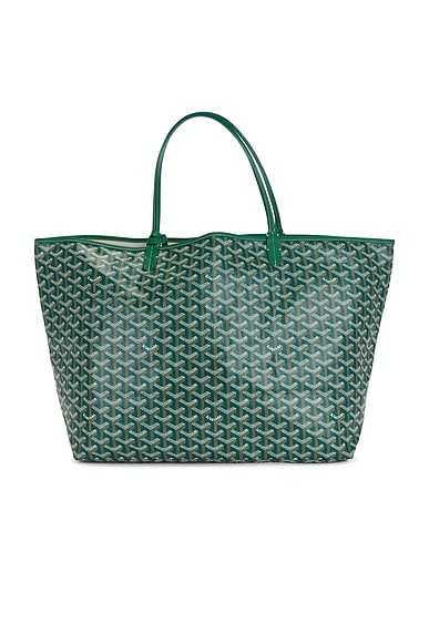 FWRD Renew Goyard Saint Louis GM Tote Bag in Green