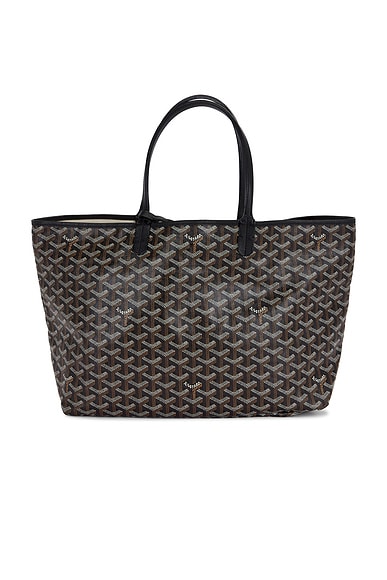 FWRD Renew Goyard Anjou Reversible PM Tote Bag in Black