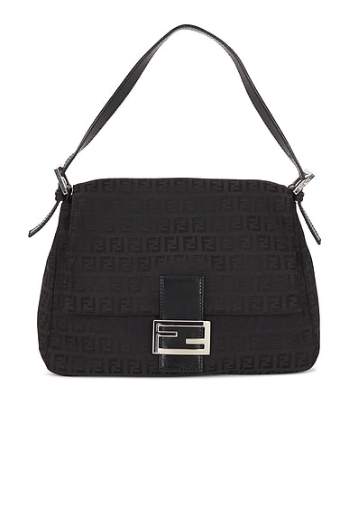 Fendi Zucchino Mama Baguette Shoulder Bag
