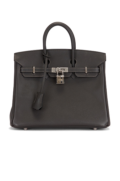 FWRD Renew Hermes Epsom Birkin 25 Handbag in Etain