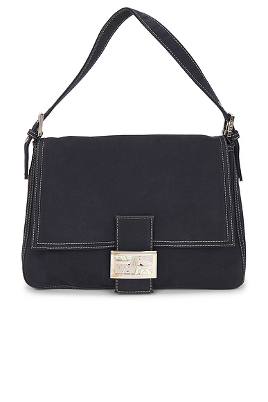 Fendi Denim Mama Baguette Shoulder Bag