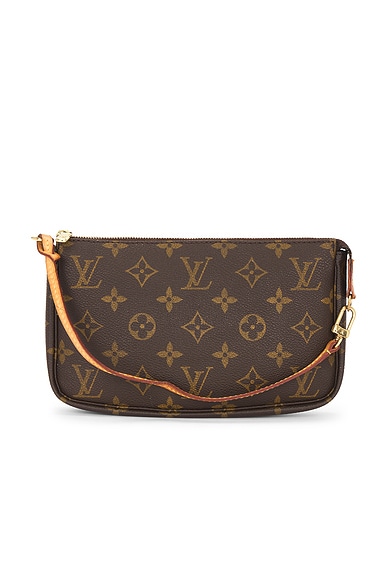 FWRD Renew Louis Vuitton Monogram Pochette Accessoires Shoulder Bag in Brown