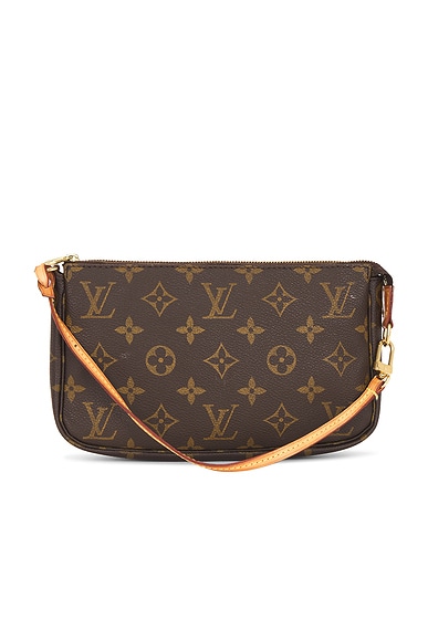 FWRD Renew Louis Vuitton Monogram Pochette Accessoires Shoulder Bag in Brown