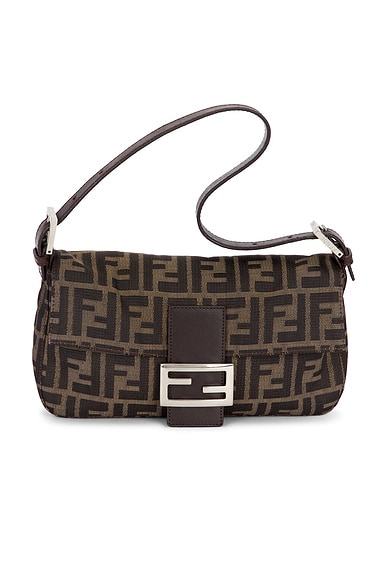 Fendi Zucca Baguette Shoulder Bag