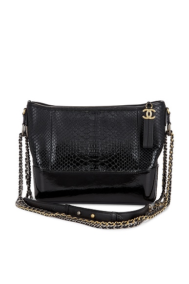 Chanel Python Gabrielle Medium Hobo Bag
