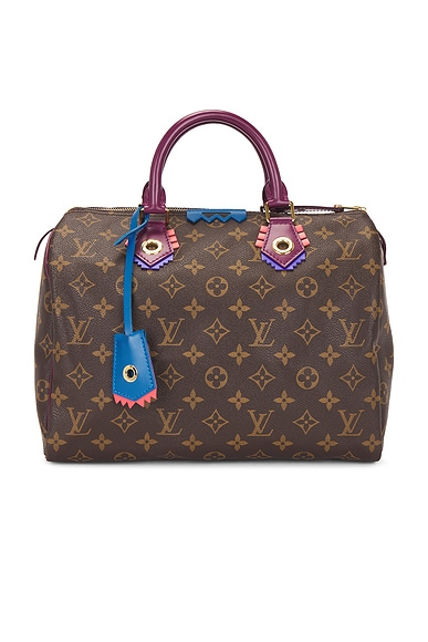 FWRD Renew Louis Vuitton Monogram Totem Speedy 30 Handbag in Brown