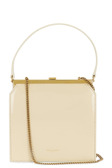 FWRD Renew Saint Laurent Nuit Blanche Chain Baag in Vanilla Dust