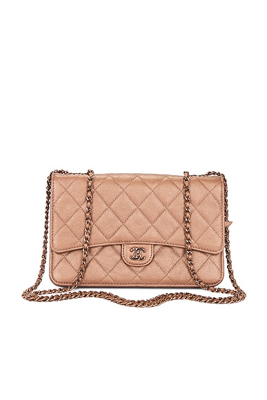 FWRD Renew Chanel Wallet On Chain in Bronze