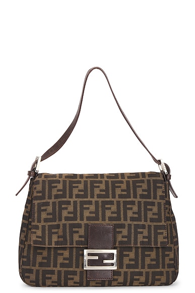 Fendi Zucca Mama Forever Baguette Shoulder Bag