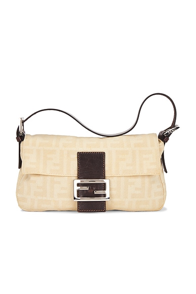 Fendi Zucca Baguette Shoulder Bag