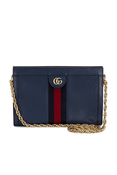 FWRD Renew Gucci Ophidia Shoulder Bag in Navy