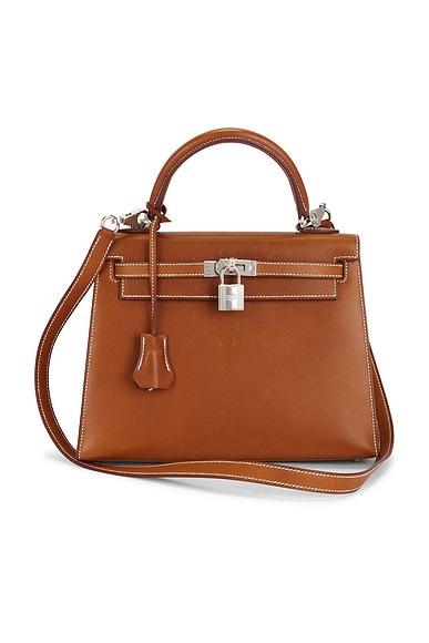Hermes Barenia Kelly 25 Handbag