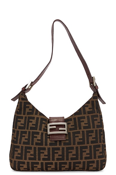 Fendi Zucca Mama Baguette Shoulder Bag