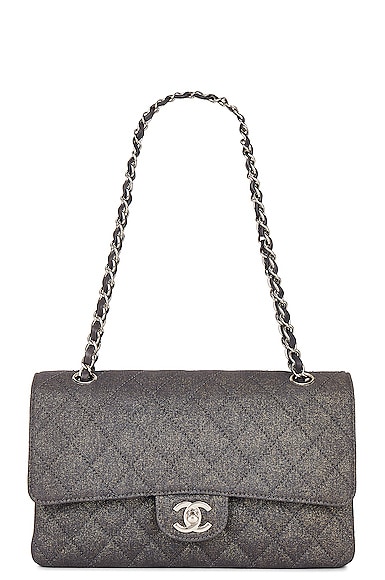 Chanel Matelasse Denim Classic Double Flap Bag