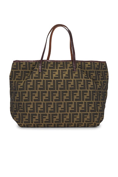 Fendi Zucca Roll Tote Bag
