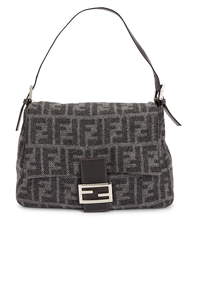 Fendi Zucca Mama Forever Baguette Shoulder Bag