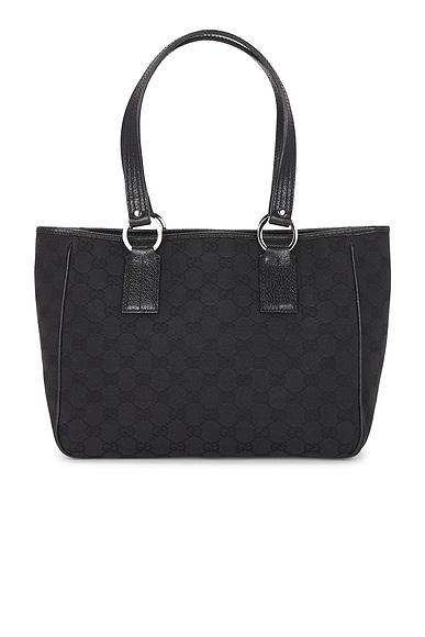 FWRD Renew Gucci Tote Bag in Black