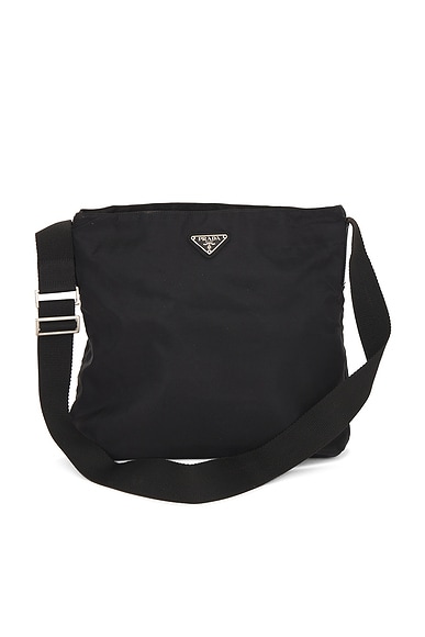 Prada Tessuto Flat Messenger Bag