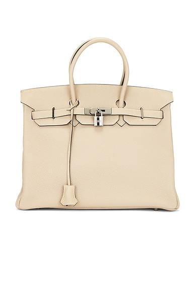Hermes Taurillon Clemence Birkin 35 Handbag