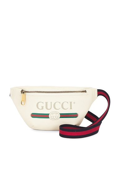 FWRD Renew Gucci Belt Bag in White