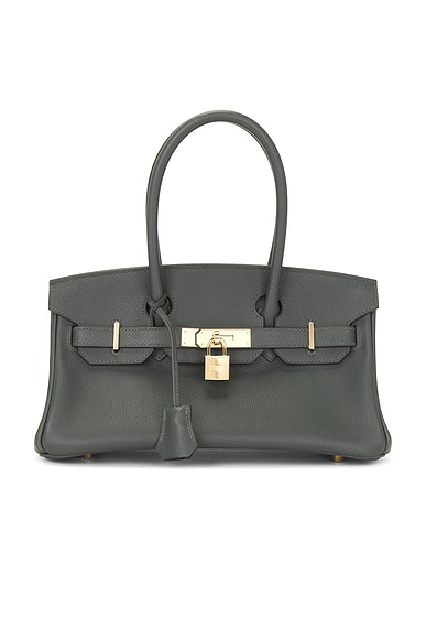 FWRD Renew Hermes Evercolor Shoulder Birkin Light 29 Handbag in Green