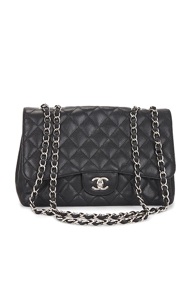 Chanel Caviar Jumbo Classic Double Flap Bag