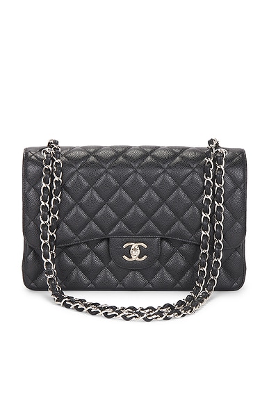 Chanel Caviar Jumbo Classic Double Flap Bag