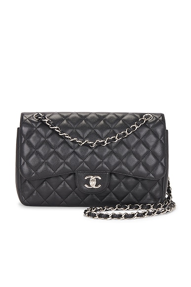 Chanel Caviar Jumbo Classic Double Flap Bag