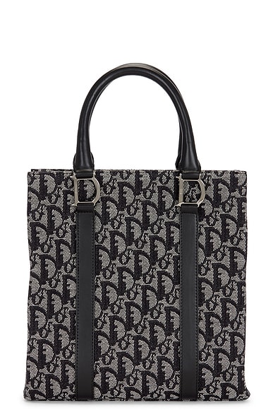 FWRD Renew Dior Trotter Tote Bag in Blue