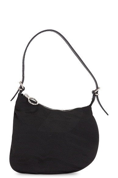 FWRD Renew Fendi Zucchino Chef Shoulder Bag in Black