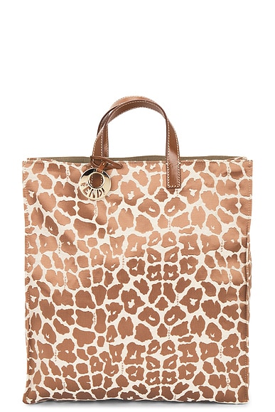 FWRD Renew Fendi Chef Shopping Tote Bag in Tan