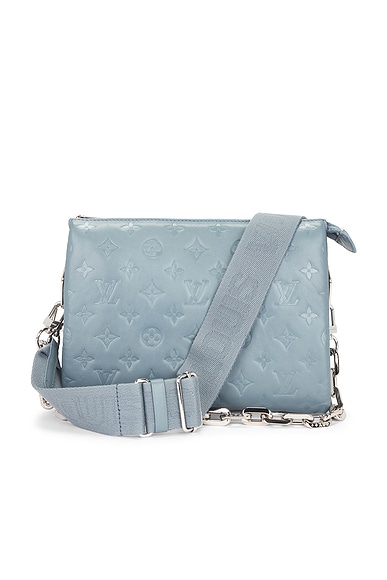 FWRD Renew Louis Vuitton Monogram Coussin PM Shoulder Bag in Blue