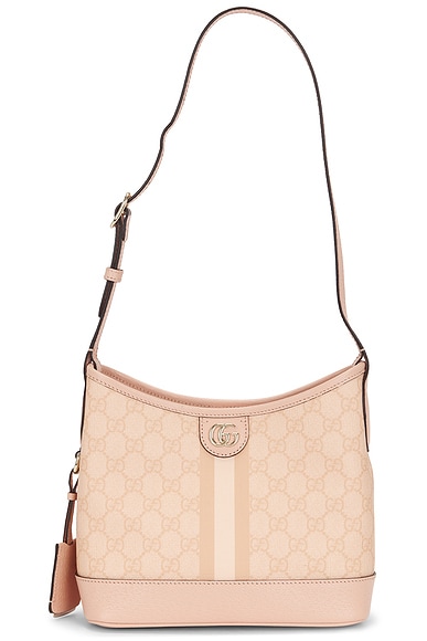 FWRD Renew Gucci Ophidia Shoulder Bag in Pink