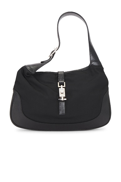 FWRD Renew Gucci Jackie Hobo Bag in Black