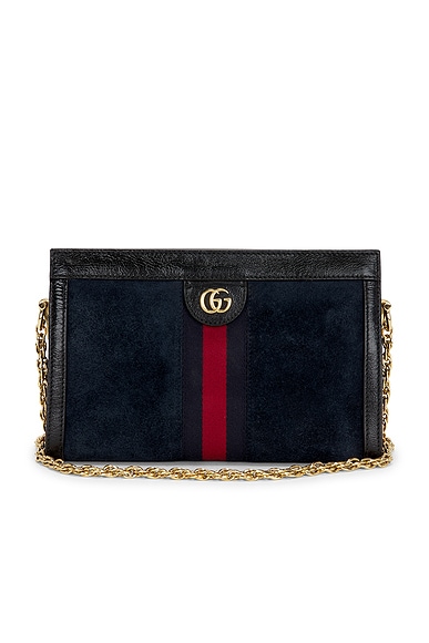 FWRD Renew Gucci Ophidia Shoulder Bag in Navy