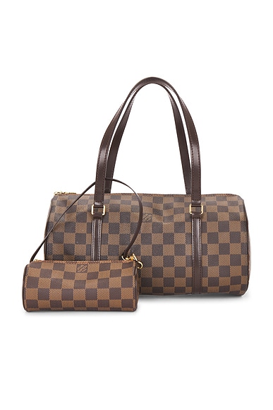 Louis Vuitton Damier Ebene Papillon 30 Handbag & Mini Set