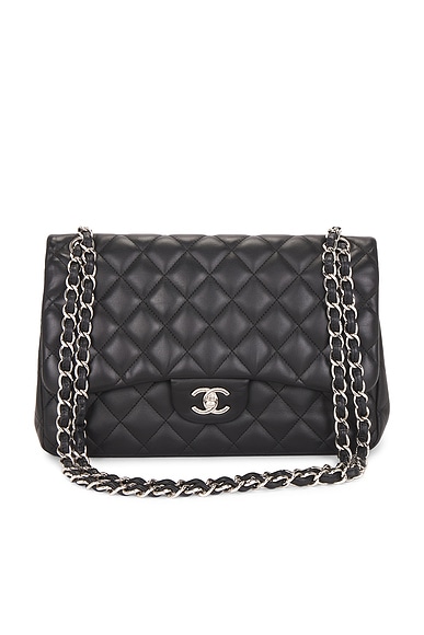Chanel Lambskin Large Double Flap Bag